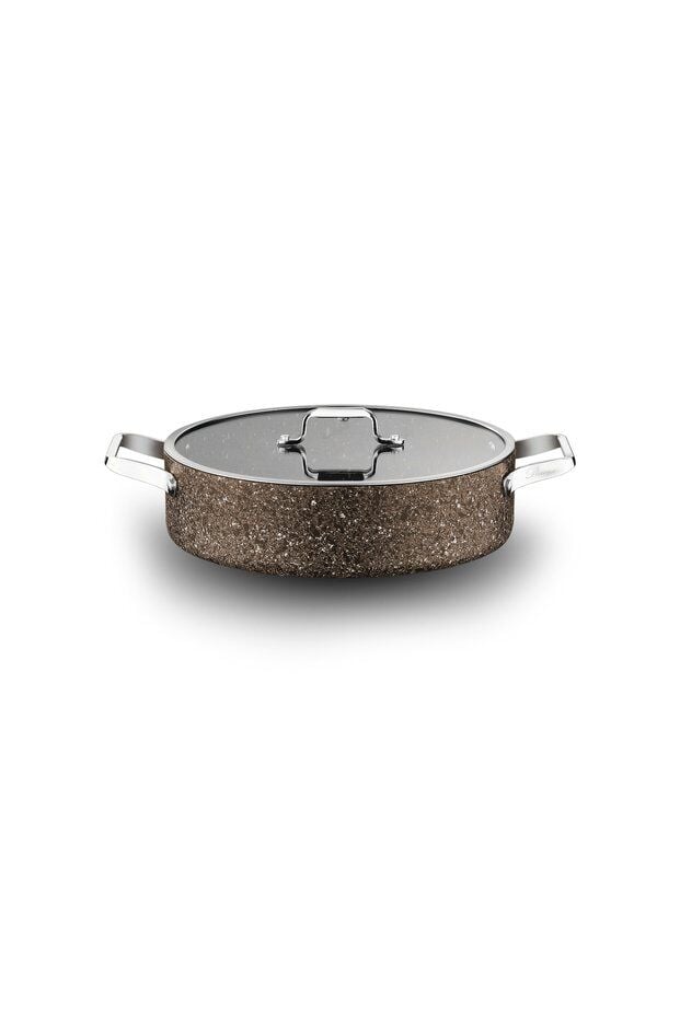 Brioni Stone Age Terra 28 cm Kısa Tencere SHT-125
