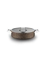 Brioni Stone Age Terra 28 cm Kısa Tencere SHT-125