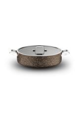 Brioni Stone Age Terra 30 cm Kısa Tencere SHT-126