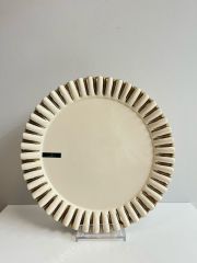 Kosova Sunumluk Gold Krem 32 Cm Yuvarlak GEB0-03