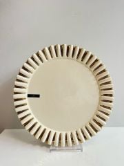 Kosova Sunumluk Gold Krem 32 Cm Yuvarlak GEB0-03