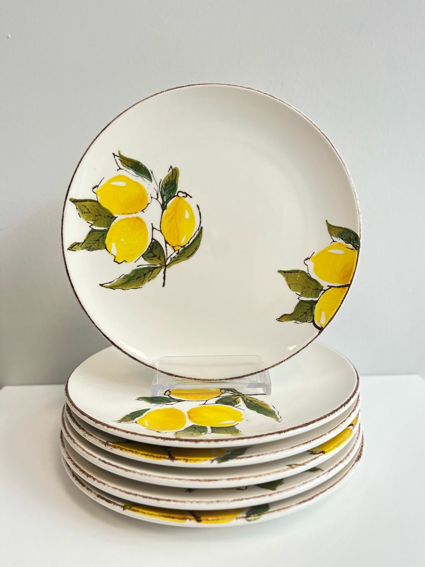 Kosova Servis Tabağı 6 Lı 26 Cm Limon Lmn-0001