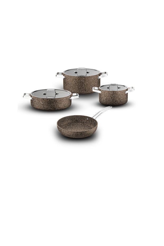 Brioni Stone Age Terra 7 Parça Tencere Seti SHT-11101