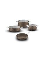 Brioni Stone Age Terra 7 Parça Tencere Seti SHT-11101