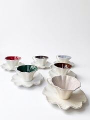Arow Kahve Takımı 6 lı Pastel Garden TR-7318