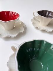 Arow Kahve Takımı 6 lı Pastel Garden TR-7318
