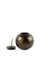 Mikasa Moor Obje Antik Kahve Gold Figürlü Kapaklı 27X32 Cm 123748