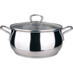 Taç Bengü Derin Çelik Tencere 22 Cm 1270