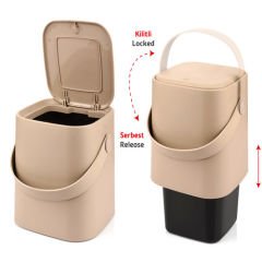 Kosova Sihirli Çöp Kovası 8 Litre Latte 693