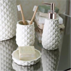 Selim Home Pramit Krem Banyo Seti