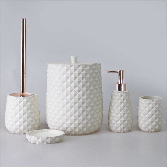 Selim Home Pramit Krem Banyo Seti