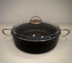 Oms 26 Cm Granit Kısa Tencere Metal Kulp 3310