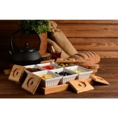 Bambum Ceylin 13 Parça Kapaklı Kahvaltı Seti B1439