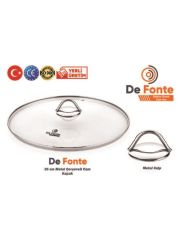 DeFonte Döküm Demir Çap 36 Cm Kavurma Tavası - Yuvarlak Ve Derin