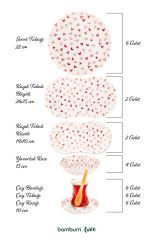 Bambum 32 Parça Pera Love Kahvaltı Takımı B5857