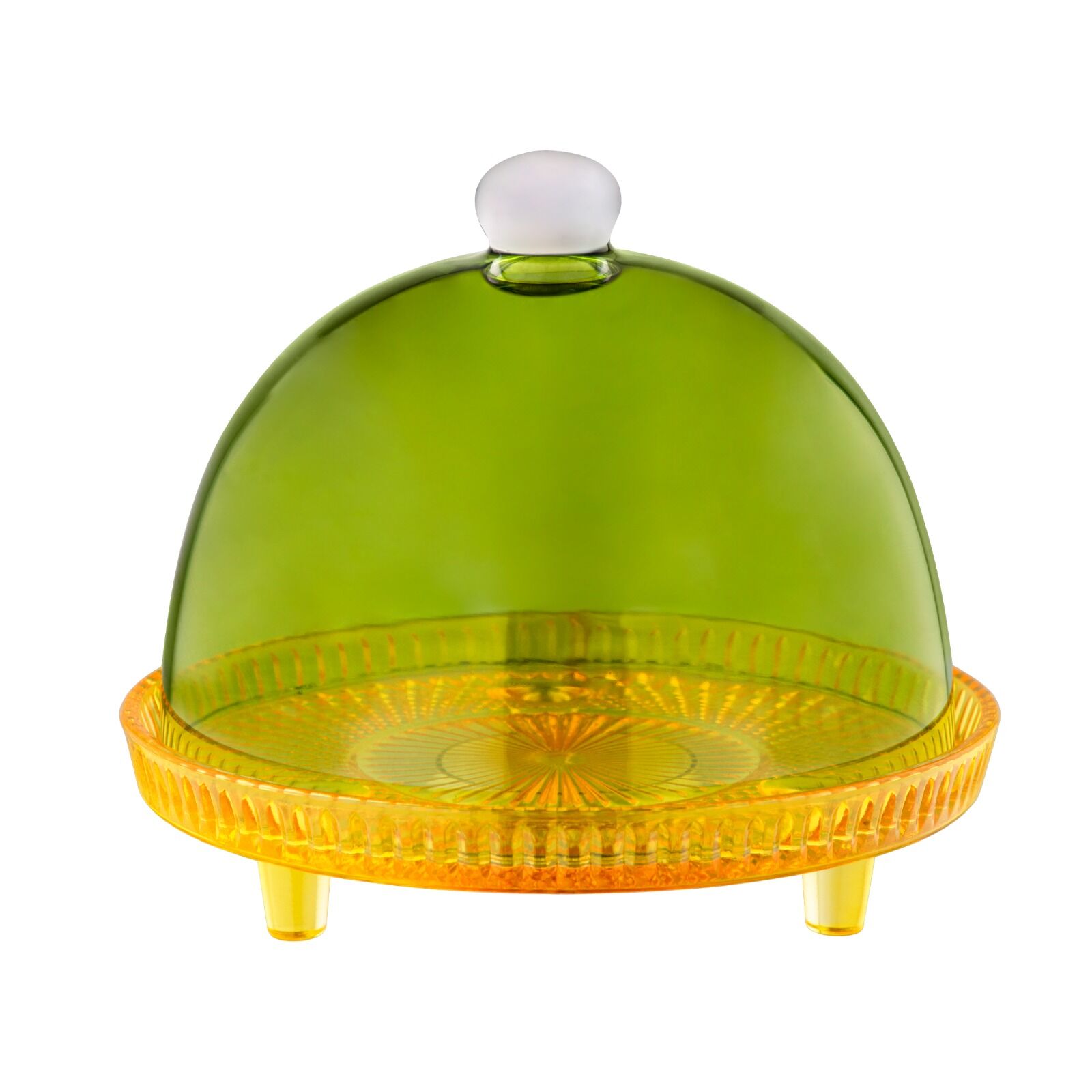 Glore Kek Standı Lulu Kristal Sarı Yeşil Kapaklı 83700