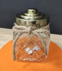 Cooker Cam Kavanoz Nostajı Altın 20 Cm CKR2267