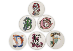 Mikasa Moor Alfabet 6'lı 20 Cm Pasta Tabağı 331085