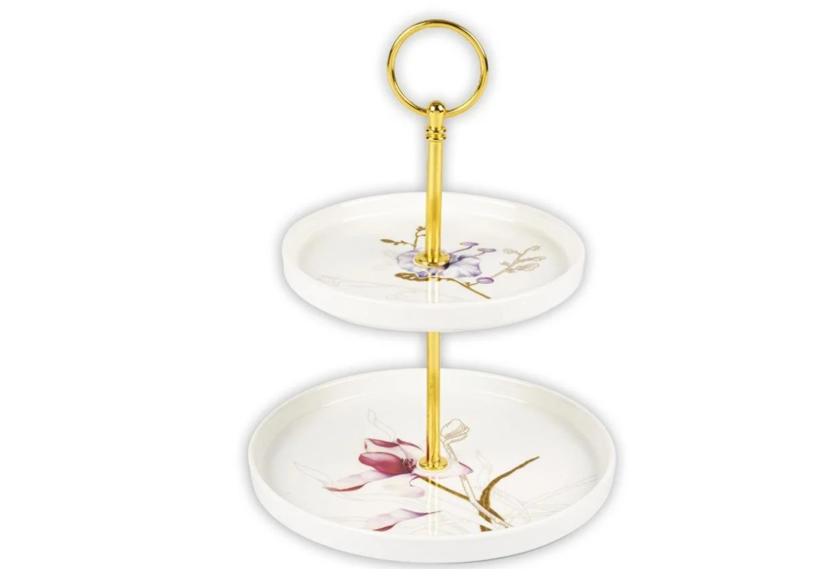 Mikasa Moor Royal Flowers 2 Katlı Servis 331290