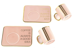 Mikasa Moor Pinky 2'li Kahve Fincanı Seti 341824