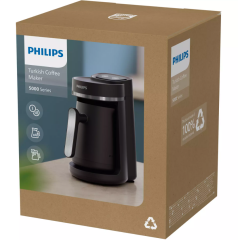 Philips Yeni 5000 Serisi Siyah/Gri Türk Kahve Makinesi HDA150/61