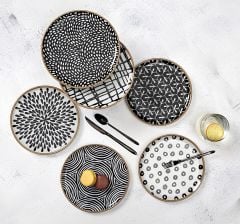 Porland Fractal 6lı 20 Cm Pasta Takımı 04POR034259