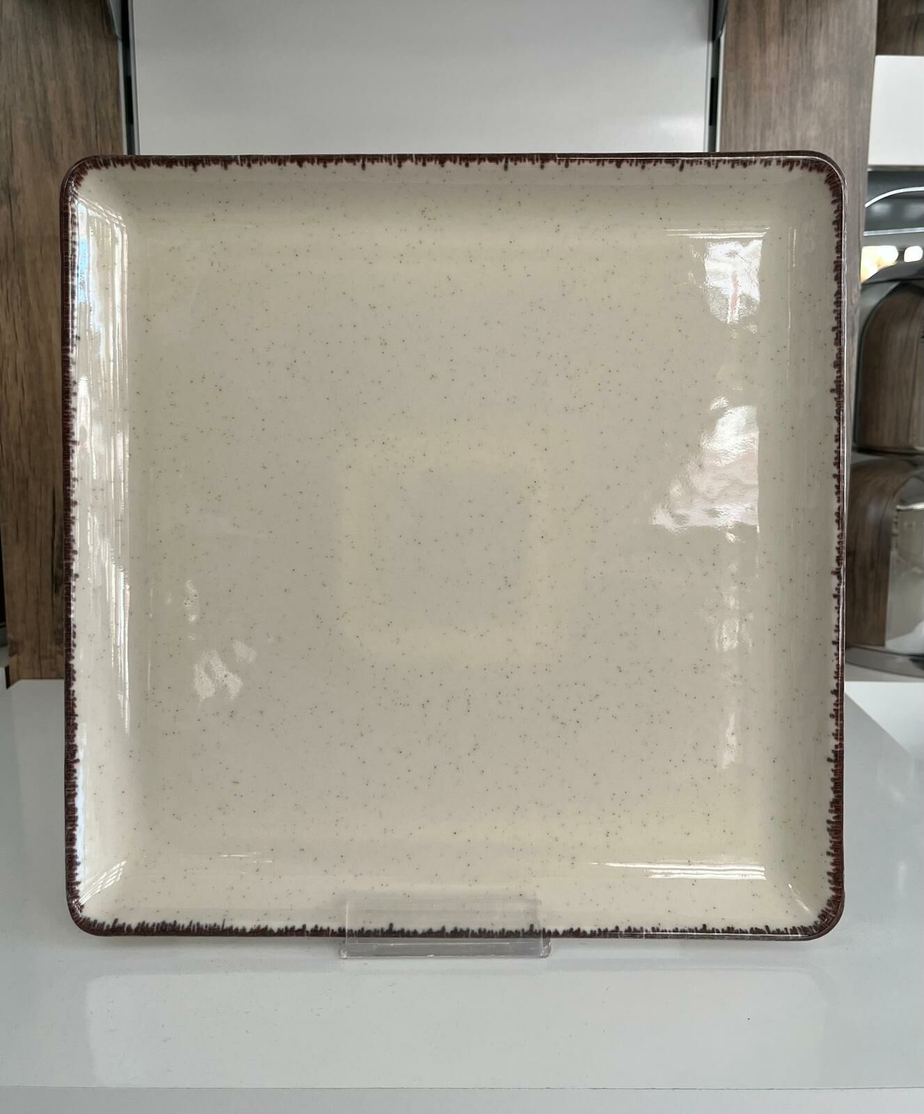Kütahya Porselen 25 Cm Pearl Tarçın Düz Tabak 730P02