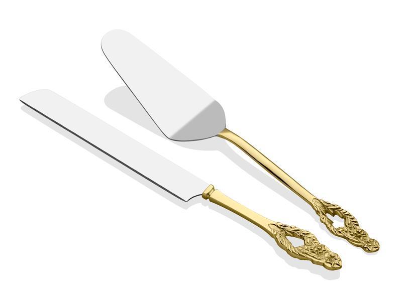 Lamedore Elıson 2 Li Kek Servis Seti Altın 2450GC