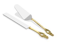 Lamedore Elıson 2 Li Kek Servis Seti Altın 2450GC