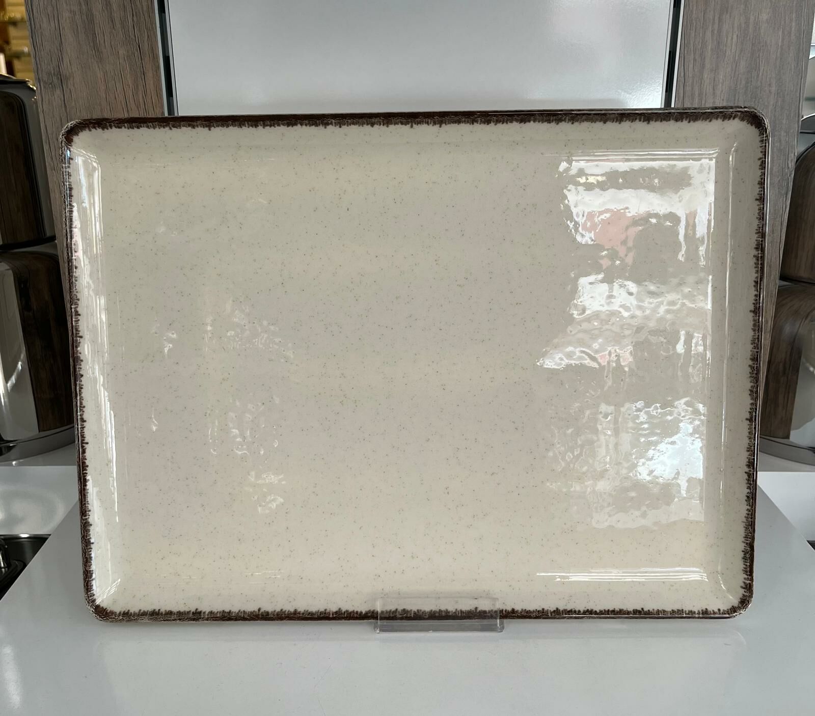 Kütahya Porselen 35 Cm Pearl Tarçın Düz Tabak 730P02