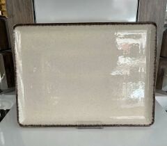 Kütahya Porselen 35 Cm Pearl Tarçın Düz Tabak 730P02