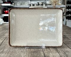 Kütahya Porselen 18 CM Pearl Tarçın Düz Tabak 2'li 730P02