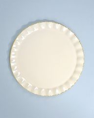 Glore Solid Krem Wavy Servis Tabağı 26 Cm 6 LI 68851