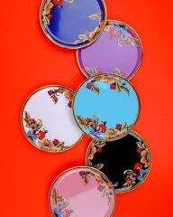 Glore Lorena Asorti Pasta Tabağı 21 Cm 6 Lı 25045