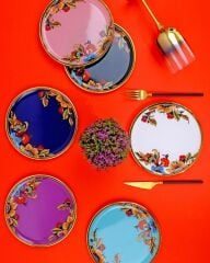 Glore Lorena Asorti Pasta Tabağı 21 Cm 6 Lı 25045