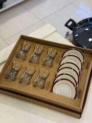 Lotus Çay Takımı Porselen Tabak 6 Lı Lt-005