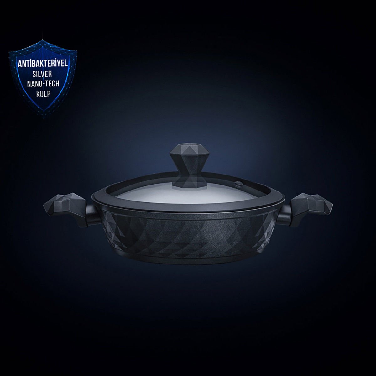 Karaca BioDiamond Antiibakteriyel Kulp İndüksiyon Tabanlı Karnıyarık Tenceresi 26 cm 2,6 Lt