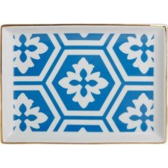 Porland 18 Cm Kahvaltı Tabağı Morocco Desen2 Mavi