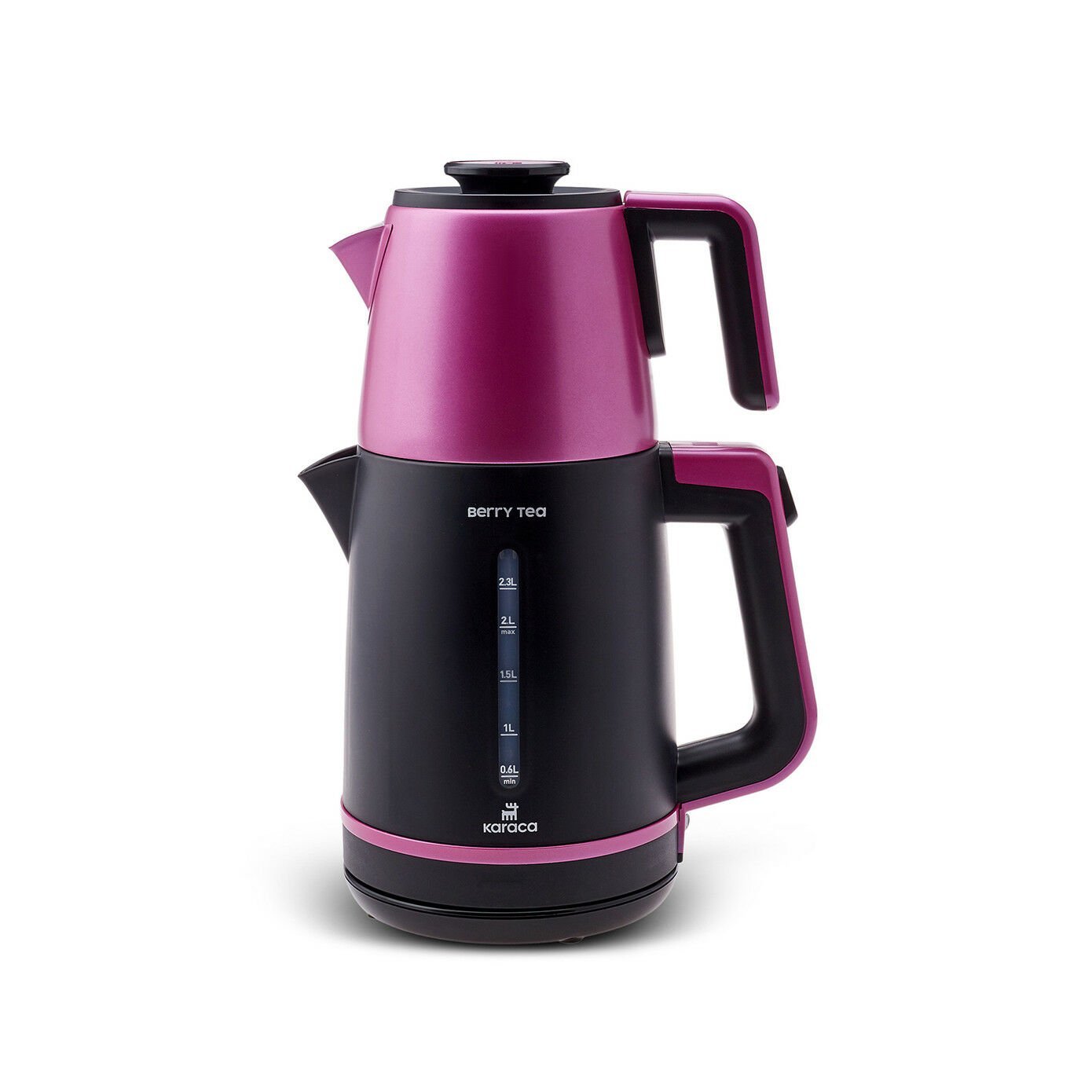 Karaca Berry Tea Xl 2in1 Çelik Demlikli Çay Makinesi Ve Kettle Pinkberry
