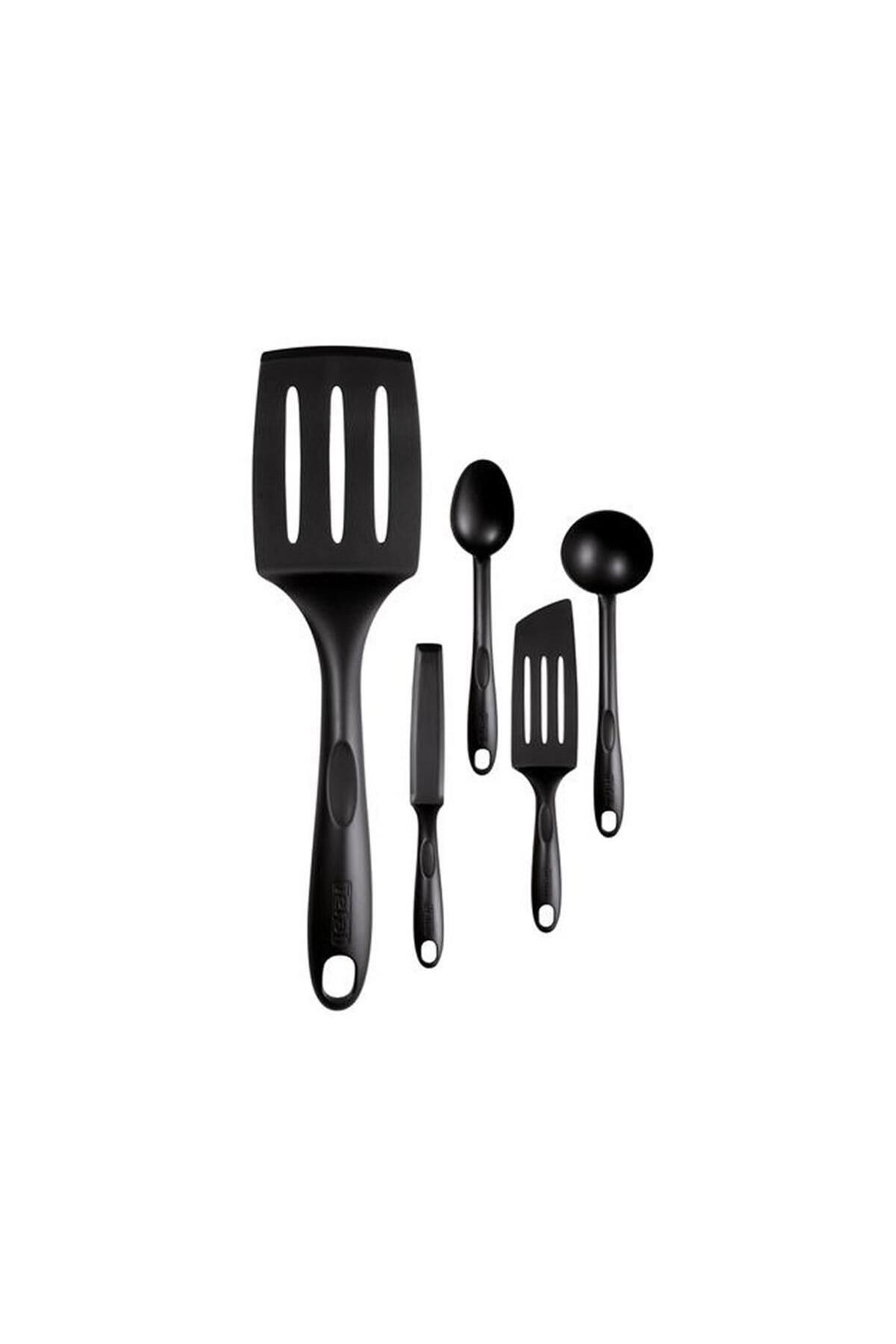 Tefal Simplissima Servis Seti 5 Parça Siyah