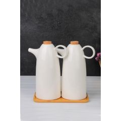 Arow Kate Porselen 2Li Yağdanlık Seti 1000 ml DC1.TR-3106