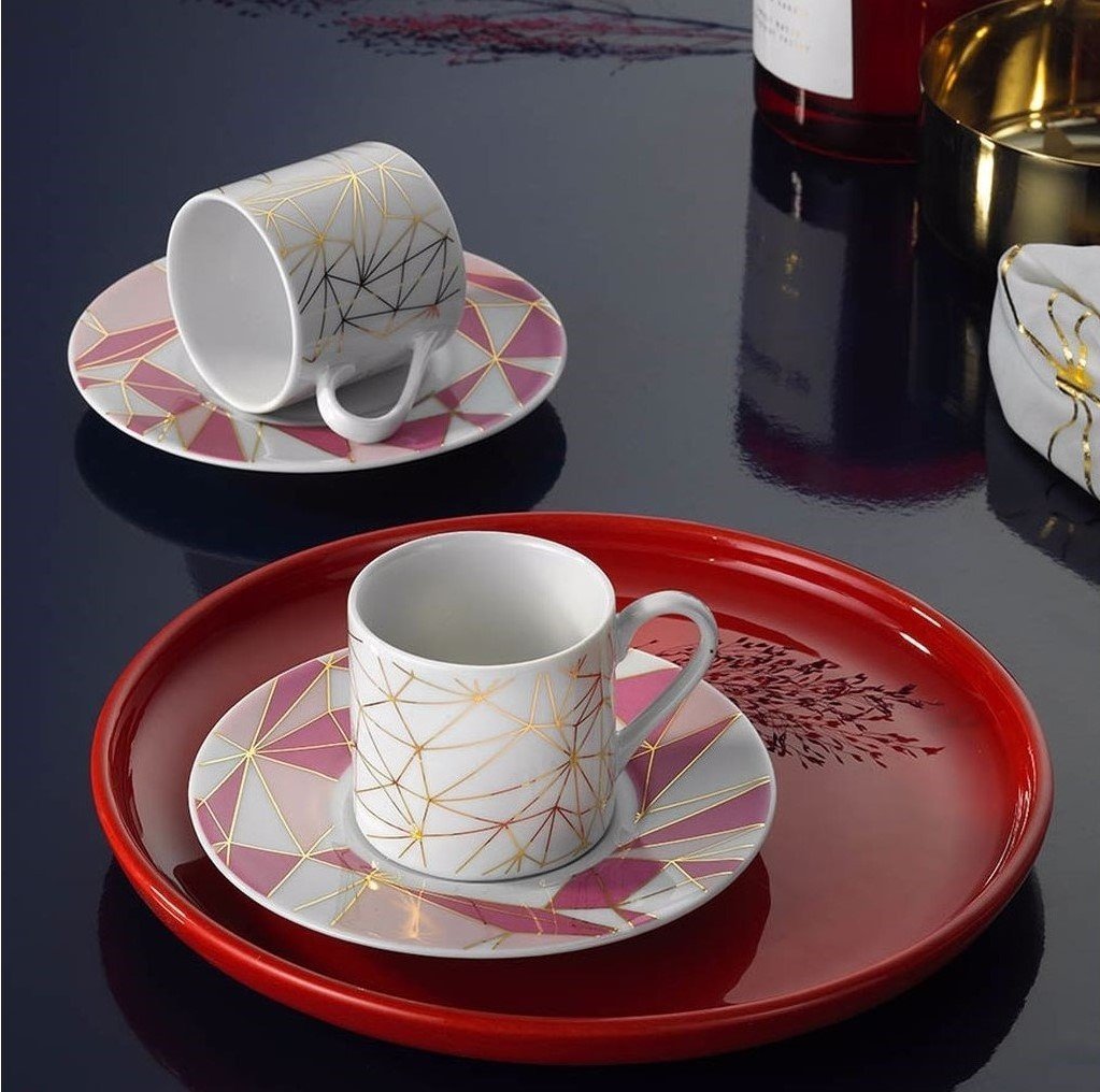 Kütahya Porselen Kahve Takımı Rüya 2 Li 11362