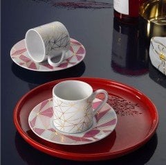 Kütahya Porselen Kahve Takımı Rüya 2 Li 11362