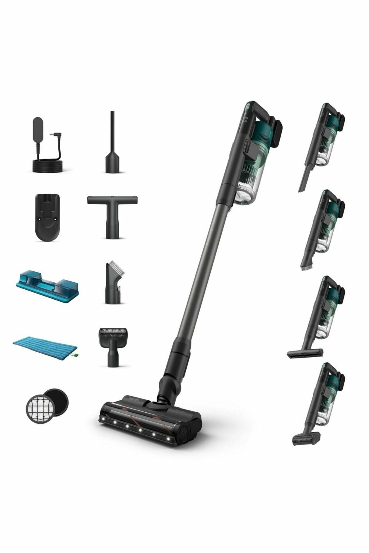 Philips Dikey Şarjlı Süpürge Cordless Vc Aqua XC6557/01