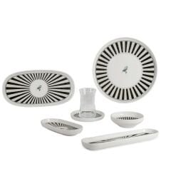 İpek 29 Parça Larkın Kahvaltı Takımı Kuşlu AD1355