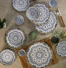 Kütahya Porselen 24 Parça Teos Krem Nano Yemek Takımı DG406