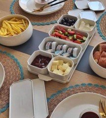Arow Kahvaltılık 6 Parça Beyaz TR-2721