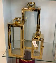 Decovien Fener Metal 3 Lü Sade Gold AYM7424A K4