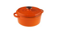 Taşev Caste 24 Cm Derin Tencere Turuncu T1867