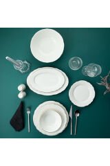 Aryıldız 30 Parça Tiffany Yemek Takımı Silver 153AR262405